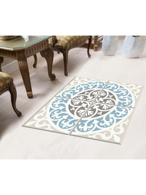Asitan Stickerart Yer Kaplama Zemin Kaplama Folyosu Dekoratif Folyo 65X65 cm 12.model