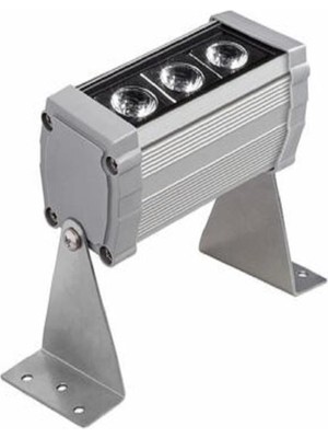 Asitan Amber/wallwasher / 3 Watt / 10 Cm/sıva Üstü / IP65 / 220 V Duvar,bahçe,cami,bina Aydınlatma