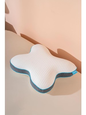 Asitan Boyun Destekli Ortopedik Visco Yastık Kelebek Yastığı 57 * 45 * 13 cm