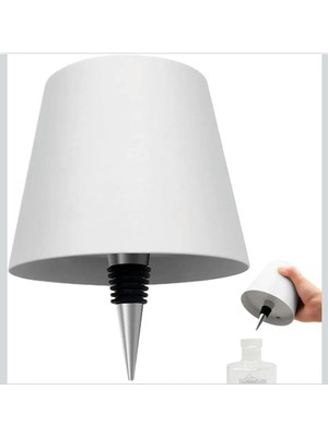 Asitan Dokunmatik 3 Renk USB Şarjlı Şişe Üstü LED Gece Lambası Masa Lambası Ambiyans