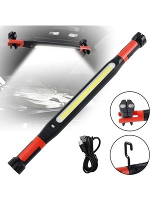 Asitan GS-2080 40W 4000 Lümen Mıknatıslı Şarjlı LED Çalışma Kamp Outdoor Acil Durum ve Tamir Lamba