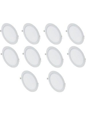 Asitan 10 Adet 18 Watt Slim LED Panel Gün Işığı