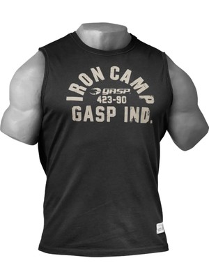 Gasp Throwback Sleeveless Shirt Herren Bodybuilding Tank