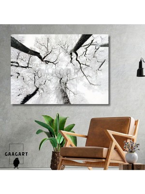 Asitan Siyah Beyaz Tablo 80 x 80