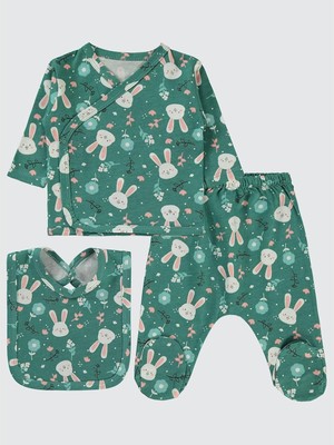 Asitan Baby Zıbın Takımları, 04958202424W1, Haki, 0-1 Ay