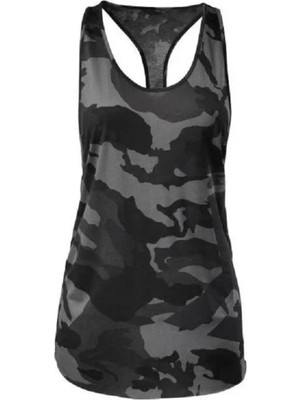 Better Bodies Chelsea T-Back Dark Camo