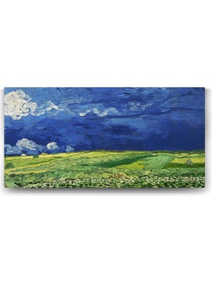 Asitan Vincent Van Gogh - Thunderclouds Tablosu - 80X40CM