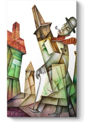 Asitan Şehrin Fragmanı Tablosu 60 x 60