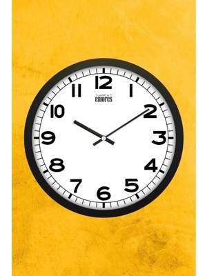Asitan 30 cm - Gerçek Cam Sessiz Mekanizmalı Duvar Saati