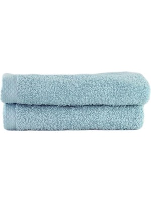 Asitan Inorien 2'li Organik Pamuk El Havlusu (30X50 Cm) (Aqua Mavi)