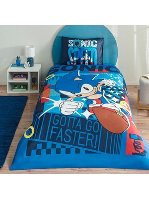 Asitan Lisanslı Sonic Classic Pamuk Tek Kişilik Nevresim Takımı