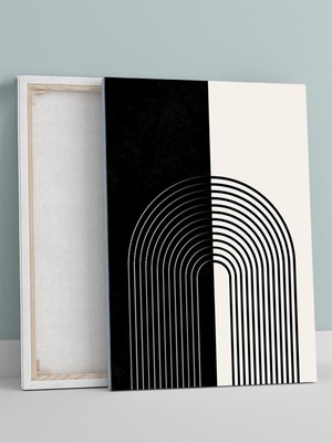 Asitan Duality, Ikilik Soyut Sanat Kanvas Tablo - Tuval Tablo, Sanatsal Dekorasyon