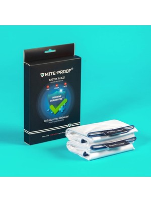 Asitan Mıteproof Yastık Alezi 50*70 (2'li) Alerjik Bünyeler Için Yastık Alezi