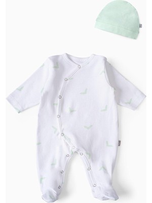 Asitan Bebek Patikli Tulum Şapka Set Yeşil