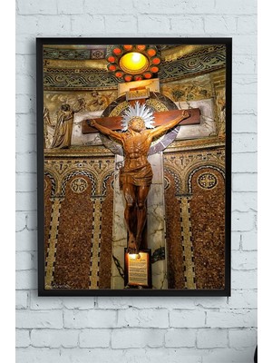 Asitan Kilise Duvar Görseli Çerçeveli Tablo 2 21X30CM
