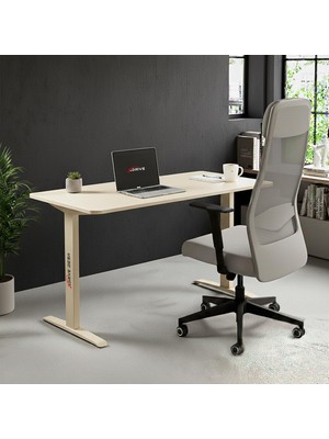 Asitan Rüzgar Çalışma Masası Beyaz (140X60)