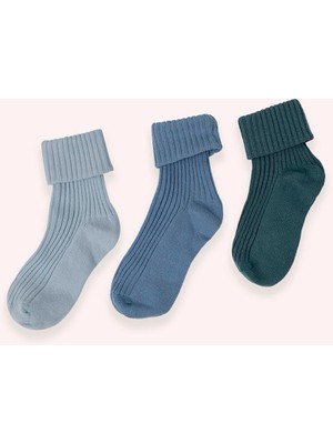 Asitan Unisex Bebek 3'lü Kutulu Çorap 0-6 Ay