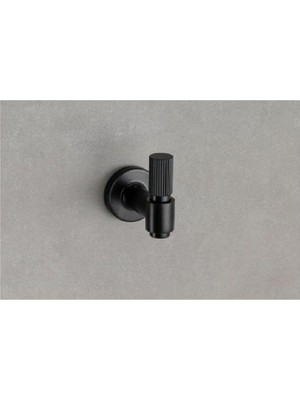 Asitan Askılık Tekli Siyah Renk 76X76X50 mm