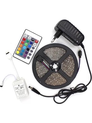 Asitan Şerit LED 5 Metre Kumandalı Animasyonlu Rgb (5250)