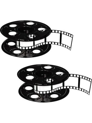Asitan Parça Ödül Gece Film Makarası Film Şeridi ile Orta Parça Kırmızı Halı Hollywood Parti Deko