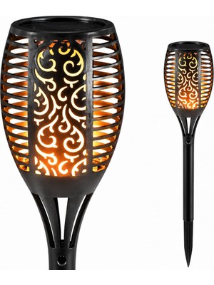 Asitan Alev Efektli Solar Bahçe Lambası (51 Cm)