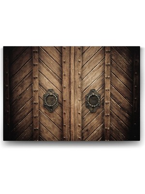 Asitan Ahşap Kapı Tablosu 63 x 40-2 Parçalı