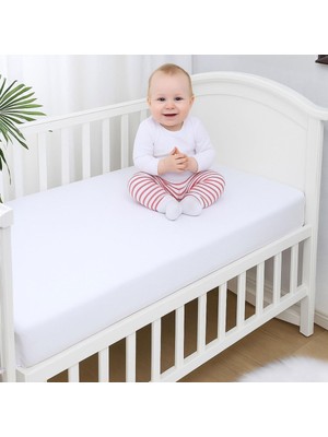 Asitan %100 Pamuk Penye, Lastikli Full Kenar Bebek Çarşafı – Oeko-Tex Sertifikalı, Yumuşak ve Nefes
