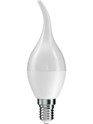 Asitan RT-1189 5W Kuğu LED Mum Ampul 3000K Sarı Işık E14 Kıvrımlı Ampul