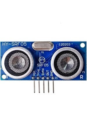 Asitan HY-SRF05 2-450 cm Ultrasonik Mesafe Sensörü - 5 Pin