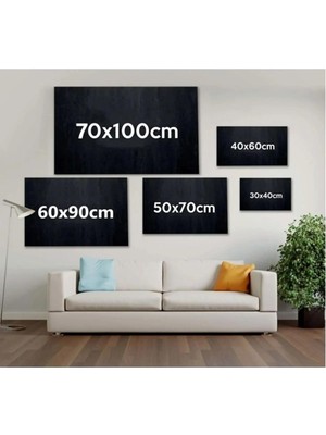 Asitan Altın Küreler Dekoratif Soyut Kanvas Tablo 35 x 50