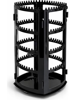 Asitan Microcase 360 Derece Döner Başlıklı Takı Aksesuar Organizer Standı AL5459 (Şeffaf)