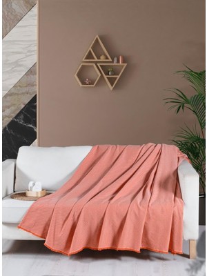 Asitan Macar Koltuk Örtüsü Kılıfı 170 x 230 cm Turuncu