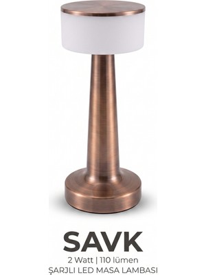 Şavk Akrilik LED Masa Lambası 3ın1