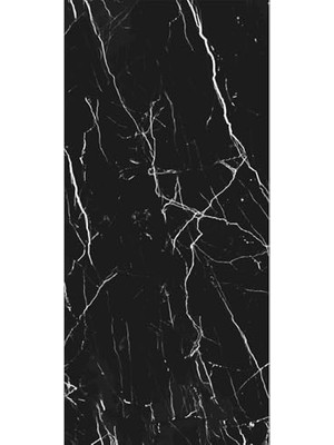 Asitan Mermer Desenli Mutfak Tezgah Üstü Yapışkanlı 1 Metre x 60 cm Folyo Siyah 1420