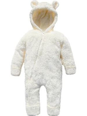 Asitan Kız Erkek Bebek ve Çocuk Peluş Kışlık Ayı Tulum