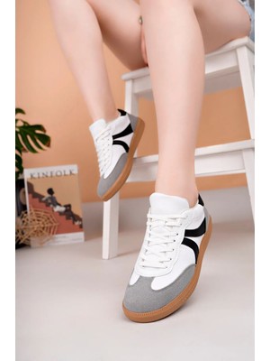 Zerenyus ZRC621 - Ortopedik Taban Günlük Kadın Sneaker Beyaz