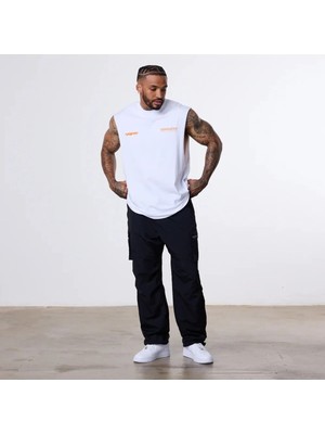 Vanquish Tsp Revolve Sleeveless White T Shirt