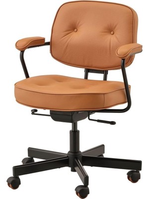 Asitan Alefjäll Çalışma Sandalyesi, Grann Altın-Kahverengi, Ergonomik Ofis Koltuğu