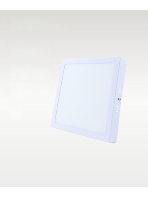 Asitan Ac Aydınlatma 18W Sıva Üstü Kare LED Panel Beyaz Işık