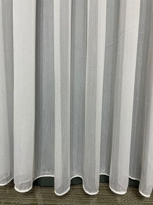 Asitan Cortibo Balıksırtı Düz Tül Perde (Pilesiz), 200 x 260
