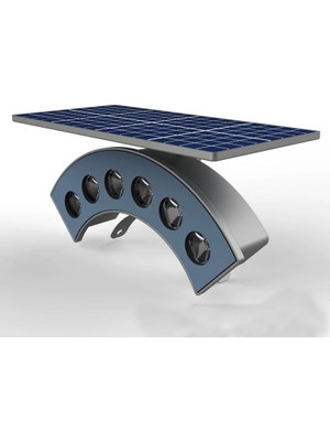 Asitan Güneş Enerjili Su Geçirmez Dış Mekan Ağaç Spotu 6 Ledli Solar Bahçe Dekoru Sütun Aydınlatm