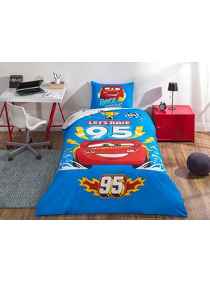 Asitan Disney Cars Let' S Race Tek Kişilik Pamuk Nevresim Takımı