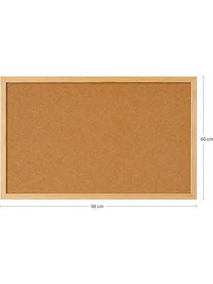 Asitan 90X60CM Duvara Montaj Büyük Boy Mantar Pano 60ADET Raptiye Hediyeli &amp; Fotoğraf Ialan Planlam