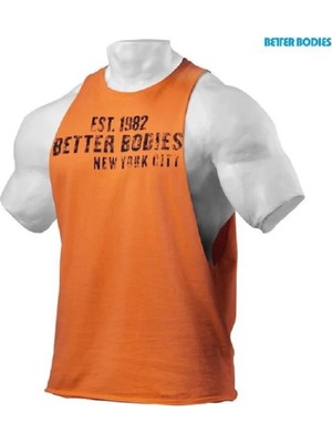 Better Bodies Graphic Logo Sleeveless Orange