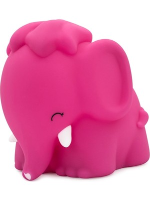 Asitan Dhink Silikon Gece Lambası Fil Donnie Pembe
