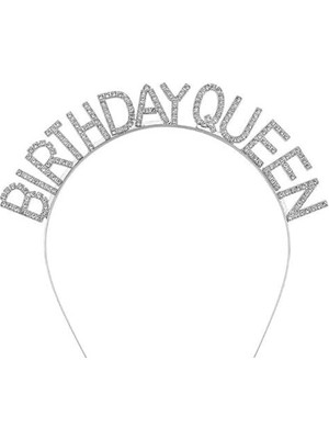 Asitan Birthday Queen Yazılı Kraliçe Taç