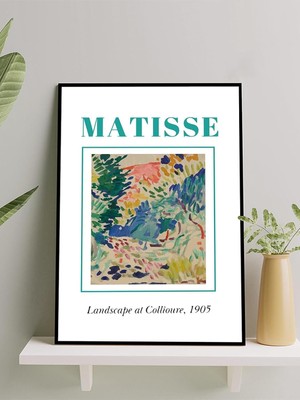 Asitan At Collioure Collioure Manzarası Sanatsal Çerçeveli Tablo - Çerçeveli Poster