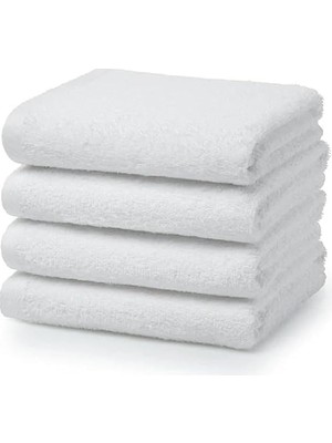 Asitan Lı Beyaz Banyo Havlusu - 70X140 cm 490 gr 100PAMUK Spa ve Otel Havlusu Günlük Kullanıma Uygun