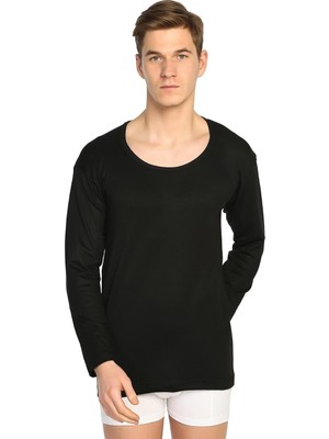 Asitan Erkek Termal Fanila Içlik,%65 Polyester%30 Viskoz%5 Likra, Siyah Termal Fanila Içlik