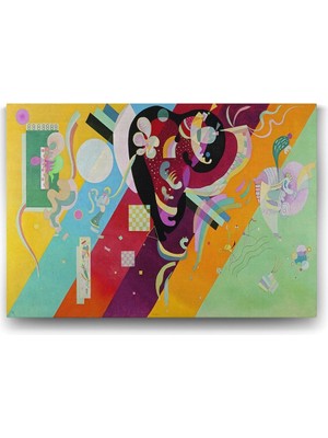 Asitan Wassily Kandinsky - Composition Tablosu - 75X50CM